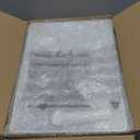 SNTD Dish Drying Rack for Kitchen Counter - Large Dish Rack with Drainboard, Rustproof Dish Drainer with Utensil Holder for Sink, White