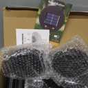 Nupostai 8 Pack Solar Pathway Lights, Multicolor & Warm White LED, IP67 Waterproof, Outdoor Garden Yard Lawn Landscape Decorative