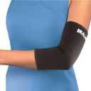 MUELLER Sports Medicine Elbow Compression Sleeve, Elbow Brace for Pain Relief for Men and Women, For Tennis, Golf, Painting, Factory-Line Work, and More, Black, X-Large