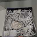 Permanent Outdoor Lights for House, 100FT RGB IC Smart Permanent Eave Lighting with App/Remote Control,IP67 Waterproof, Music Sync,DIY Color Scenes,Year-Round Eaves Lighting for House Roof Decor (White)