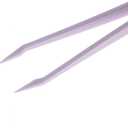6 x 12PCS 11.5cm Straight Purple Plastic Tweezers DIY Jewelry Making Crafts Beads Tweezers for Picking and Placing Beads Craft Supplies