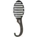 Wet Brush Shower Hair Brush Detangler - Exclusive Ultra-soft IntelliFlex Bristles - Minimizes Pain And Protects Against Split Ends and Breakage - Comb For Women, Men, Wet & Dry Hair - Black Glitter (1 Count (Pack of 1))