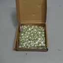 Jadive 200 Pieces Pearl Beads for Vase Filler Centerpieces, No Holes Pearl Makeup Beads for Wedding Holiday Party Home Brushes Holder Decor, 10/14/20/30 mm(Sage Green)