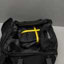 Bowling Ball Bag with Separate Shoe Compartment, Single Roller Bowling Bag with Wheels and Retractable Handle Extends to 37.0 Inches, Padded Foam Ball Insert, Gray (1 Ball Bowling)