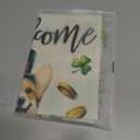 DLZDN Welcome St Patricks Day Dog Garden Flag Shamrocks Corgi Flag 1218 Inch Double Side Vertical Burlap Farmhouse Yard Sign Holiday Outdoor Decoration