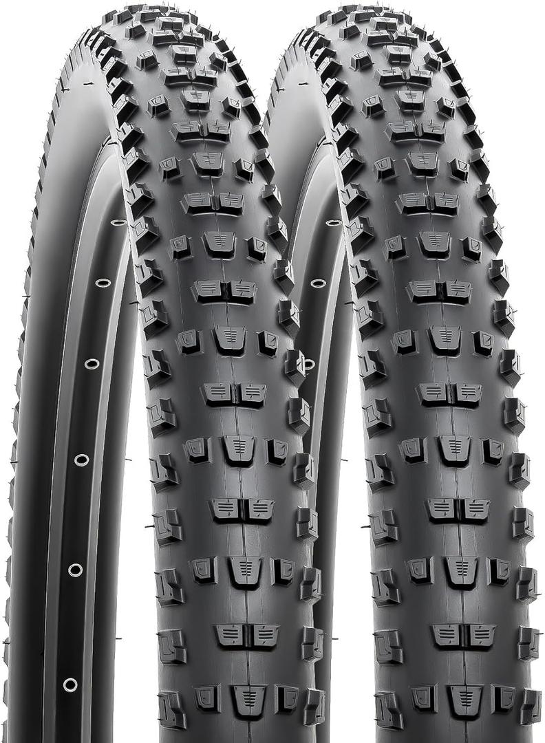 YUNSCM 2-PCS 26" Mountain Bike Tires 26x2.25 57-559 Tires Compatible with Off Road Bike 26x2.20 26x2.25 26x2.30 Bicycle Tires (Y-702)