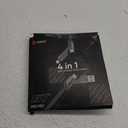 4-in-1 Long USB C Cable 60W 10FT Compatible with Lightning Cable [Fast Charging&Data Transfer] Flat Nylon Braided for iPhone iPad Charger Cord, Multi Charge Wire Combo with L/Type C/USB A Port