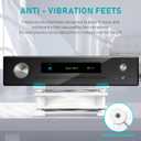ANEXT, 120mm USB Computer Fan White, 120mm Fan, Silent Fans for Receiver DVR PlayStation Xbox Computer Cabinet Cooling, 2 in 1 Packs White