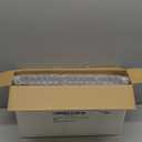 SUT 12 Pack Clear Plastic Serving Trays with Special Shapes, 1510 Rectangle Serving Platters Disposable Food Trays for Weddings and Parties