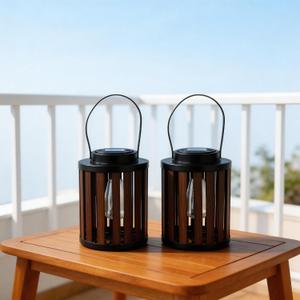 Solar Lanterns Outdoor Waterproof Suitable for Gardens Backyard, Patio Decor, Birthday Gifts for Women Mom Grandma, Hanging Garden Lights for Outside