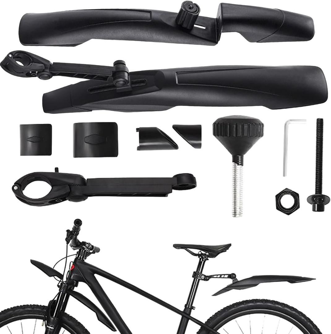 Front Rear Cycle Mud Guard - Mudgendi for Mountain Cycles | Extended Mountain Cycling Mud Guard | Lightweight Quick Release Outdoor Mount Accessories