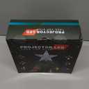 Winpull Christmas Tree Topper Lighted with 6 Pattern Projection Modes, Christmas Star Tree Topper Built-in LED Rotating Lights, Silver 3D Glitter Dynamic Projector for Christmas Decorations