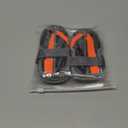Dog Shoes,Mesh Breathable Dog Boots for Walking Running Hiking,Soft Non-Slip Rugged Rubber Sole Dog Booties with Adjustable Straps 4Pcs,Orange-Size2 (Size 2: 1.8''x4.5''(Width*Length))