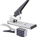 Heavy Duty Stapler,240 Sheet Capacity Office Stapler,Nextlifei Effortless Desk Stapler with 4000 Heavy Duty Staples,Large Stapler for Binding Documents,Leathers,Professional Staple Remover Included