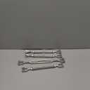 Jaw and Jaw Turnbuckles 3/8" x 6" (4-Pack), 1,200 LBS Working Load Limit, UNC Thread Hot-Dipped Galvanized Turnbuckle Heavy Duty for Wire Rope, Zip-Line, Shade Sail, Sun Shade