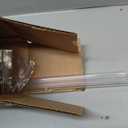 Glass Shower Door Seal Strip 2 Pack x 39 Inch U Type for 3/8" Thick Glass Frameless Shower Door Bottom Side Seal Trim Strip Door Sweep Ultra Clear Rubber Shower Door Leak Guard