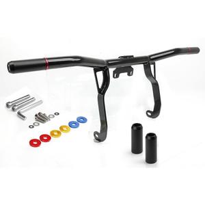 DREAMIZER Engine Guard Crash Bar Compatible with Harley Touring 2014-2023 Road King Street Glide Electra Glide - Glossy Black Flat-Out Bar Protector