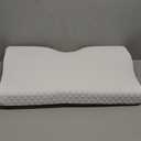 Derila Cervical Queen Size Pillow for Sleeping - Support Pillow for Side, Back, Stomach Sleepers - Contour Best Bed Pillows for Sleeping (1 Pillow | White)