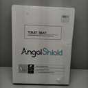 Elongated Toilet Seat Molded Wood Toilet Seat with Quietly Close and Quick Release Hinges, Easy to Install also Easy to Clean by Angol Shiold (Elongated, Original style)