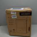 ecozy Nugget Ice Maker Countertop, Smart Pebble Ice Machine with APP Control, 44 lbs Per Day Soft Pellet Chewable Ice with Self-Cleaning, Black