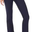 Rekucci Women's Ease into Comfort Classic Bootcut Pant w/Tummy Control, Size 2P (Navy)