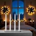 24 Pack White Taper CandlesTaper Candles 10 Inch DriplessUnscented & Smokeless Candlesticks Bulk7-8 Hours Long Burning Tall CandlesIdeal for Christmas Weddings Parties Dinner