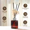 Folkulture Reed Diffusers for Decorations | Scent for Home with 5 Diffuser Sticks | Bathroom Decor Set and Dresser Decor for Homes | Aroma Diffuser Gifts for her | Linen Breeze (5.07 fl oz)