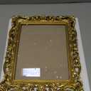 AELS 8x10 Inch Vintage Picture Frame, Elegant Antique Photo Frames with Glass Front, Photo Display, Tabletop Wall Hanging, Gift Ideas, Gold Hollow Pattern