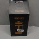 Veken French Press Coffee Maker 34oz, No Plastic Touching Cafe,Thickened Glass Stainless Steel Brewer, Cold Brew Cafetera Tea pot for Kitchen Travel Camping, Gifts, Decor, Bar Accessories, Dark Pewter