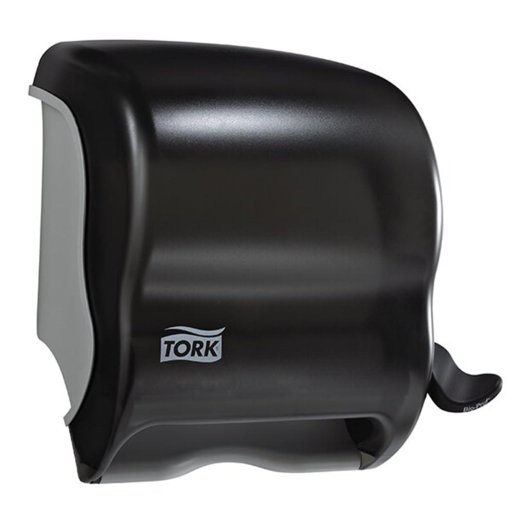 Tork Paper Hand Towel Roll Lever Dispenser Smoke H21, High-Capacity, 83TR