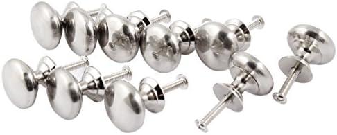 Aexit 10Pcs Silver Tone Bedroom Kitchen Door Cabinet Cupboard Drawer Pull Knob Handle (cbbc2fbeee8849d8cd5deaf4992e5f02)