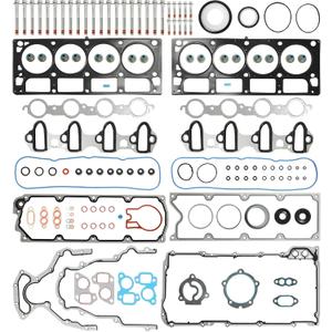 6.0 Full Head Gasket Set w/Head Bolts Fit for Chevrolet 04-06 ES72220
Fit for Cadillac GMC Silverado 2500 Hummer H2 Saab 9-7X HD 6.0L 2004-2006 HS26192PT-4