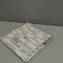 Backsplash Tile Peel and Stick 12"x12" Self Adhesive Wall Tiles for Kitchen Marble Beige(10-Sheet)