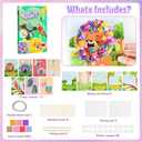 KUKANTST Poke-in Animal Crafts for Kids Ages 4-8, Mess-Free DIY Paper Art Activities, Classroom Prizes, Christmas Stuffers, Birthday Gifts Toys for Boys and Girls 4 5 6 7 8 9 10 Year Old