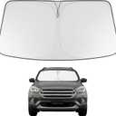 Proadsy 2025 Upgrade Windshield Sun Shade Custom Fit 2013-2019 Ford Escape Foldable Front Sunshade Protector Sun Visor Blocks UV Rays Keep Car Cooler