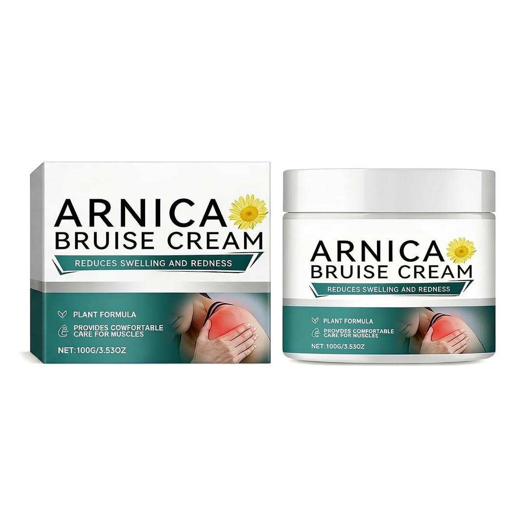 Arnica Bruise Cream Extra Strength - 100g Fast-Acting Soothing Cream for Bruises, Swelling, with High-Strength Arnica Montana & Vitamins K/C/E