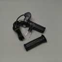 L-faster Bike Throttle Handle Speed Accelerator Grip with Key Switch Indicator for Scooter Bicycle (24V)