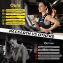 PACEARTH Weighted Vest,12lb Weight Vest with Reflective Stripe, Body Weight Vests for Women, Men, Weight Loss Workout, Strength Training, Running, Walking, Jogging