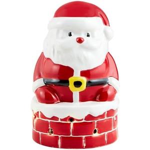 Mud Pie Light Up Santa Chimney; 4 1/2" x 2 3/4"