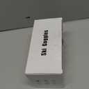 Ski Goggles OTG for Men Women, Anti-Fog Snowboard Goggles UV400 Protection Snow Goggles for Adult Youth (Black&silver)