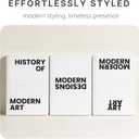 Decorative Books for Coffee Table  Set of 3 Modern Faux Books for Home Decor, Bookshelf & Living Room Styling