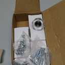 Glass Crystal Clear Brushed Nickel Handle 8 Pack Drawer Dresser Kitchen Cabinet Knobs Cabinets Pulls Knob, Solid Base Cupboard Closet Drawers Hardware Handles, Bathroom Bedroom Pull Satin Brass Knobs