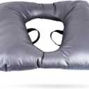 Bedside Commode Seat Cushion, Commode Padded Seat for Elderly, Soft Seat Cover with Clips and Fixing Straps, Toilet Seat Cushion 16.5" x 16.5"