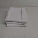 Fitable White Tablecloths for Rectangle Tables, 6 Pack - 70 x 120 Inches - Reusable and Washable Table Clothes for 6-8 Ft Tables, Polyester Fabric Table Covers for Wedding, Party, Banquet