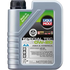 LIQUI MOLY Special Tec AA SAE 0W-20 | 1 L | Fully synthetic engine oil | SKU: 2207