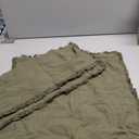 Foindtower Set of 2 Decorative Linen Fringe Throw Pillow Covers Cozy Boho Farmhouse Cushion Cover with Tassels Soft Accent Pillowcase for Couch Sofa Bed Living Room Home Decor,18×18 Inch, Rust