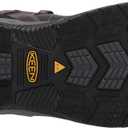 KEEN Utility Women's Flint 2 Low Height Leather Steel Toe Work Shoes, Magnet/Rose, 8 Wide US