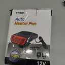 2 in 1 Car Heater, 12V 150W Portable Fast Heating Defrost Defogger with Rotatable Base, Automotive Windshield Heating or Cooling Fan That Plugs in Cigarette Lighter