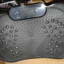 Vibration Plate Exercise Machine, Lymphatic Drainage Machine for Weight Loss, 100-Speed Platform with Remote & Bands, Quiet Full Body Vibrating Plate 500 Lbs Capacity Fitness Platform