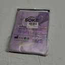 Soke Case for iPad mini 7(A17 Pro) 2024/iPad Mini 6 2021 8.3 inch with Pencil Holder-[Pencil Charging + Auto Wake/Sleep], Soft TPU Back Cover for iPad mini 7th/6th Generation(Lilac Marble)